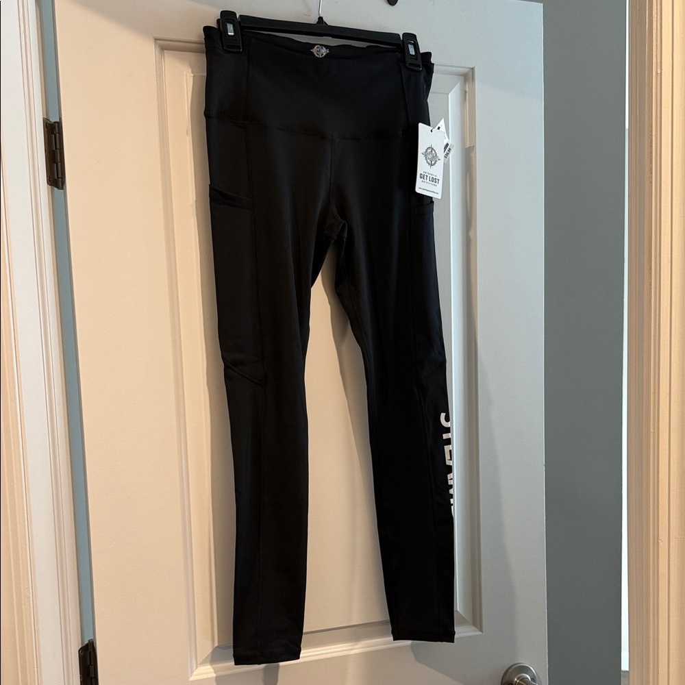 Women's Black Athletic Leggings